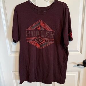 Hurley Premium Fit Maroon Tee